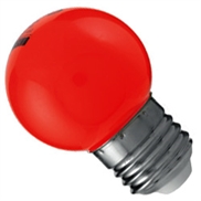 LED krone Rød E27 0,8W 